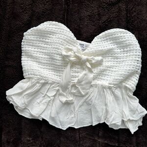 Ardene white strapless top